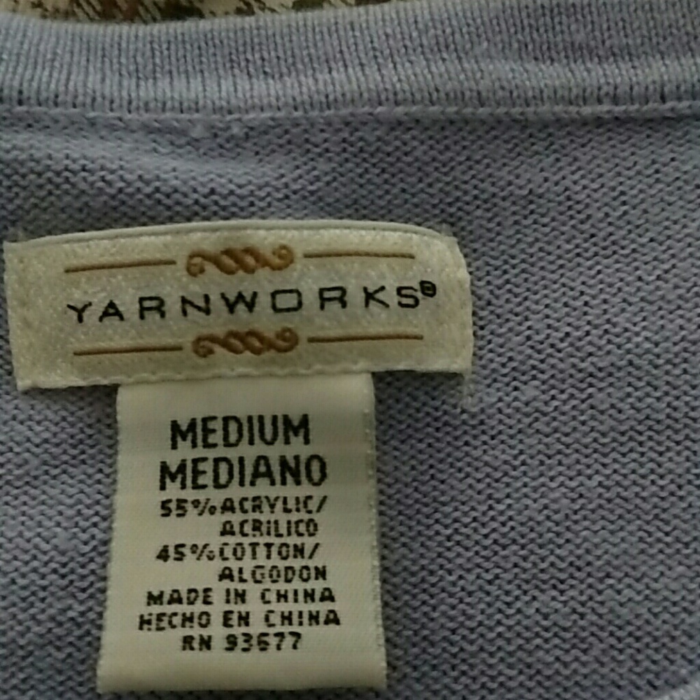 Lavender short sleeve sweater - Picture 3 of 3